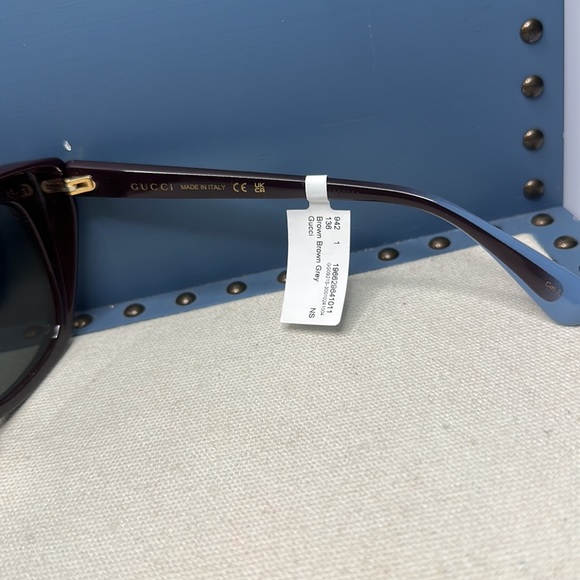 Authentic- New - Gucci Sunglasses Women\'s GG0921S 004 Brown /Grey  55-19-145mm main image 7